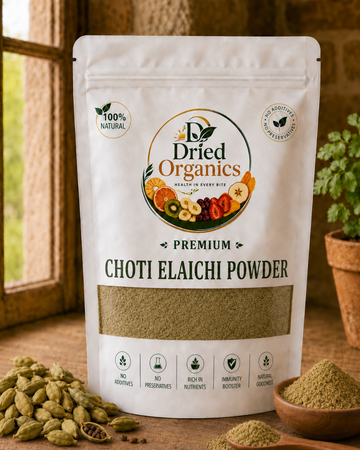 Premium Choti Elaichi Powder | 100% Natural | Pure Green Cardamom Powder | No Additives | Dried Organics