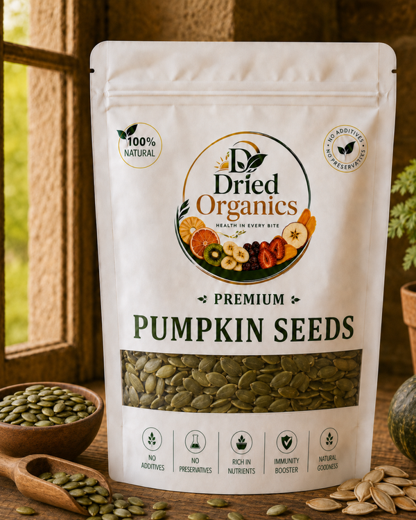 Premium Kaddu Ke Beej (Pumpkin Seeds) | 100% Natural | Pure Shelled Pumpkin Seeds | No Additives | Dried Organics