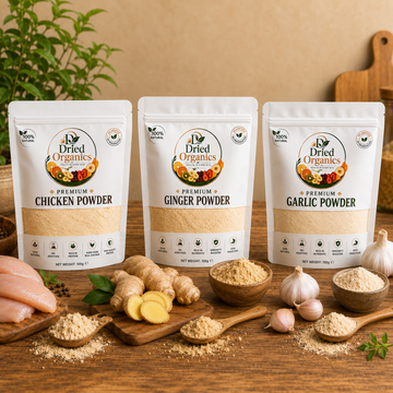 Kitchen Ka Sultan – 3 in 1 Kitchen Essentials Bundle | Chicken Powder, Ginger Powder & Garlic Powder