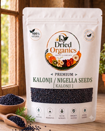 Premium Kalonji Seeds (Nigella Seeds) | 100% Natural | Pure Black Seeds | No Additives | Dried Organics