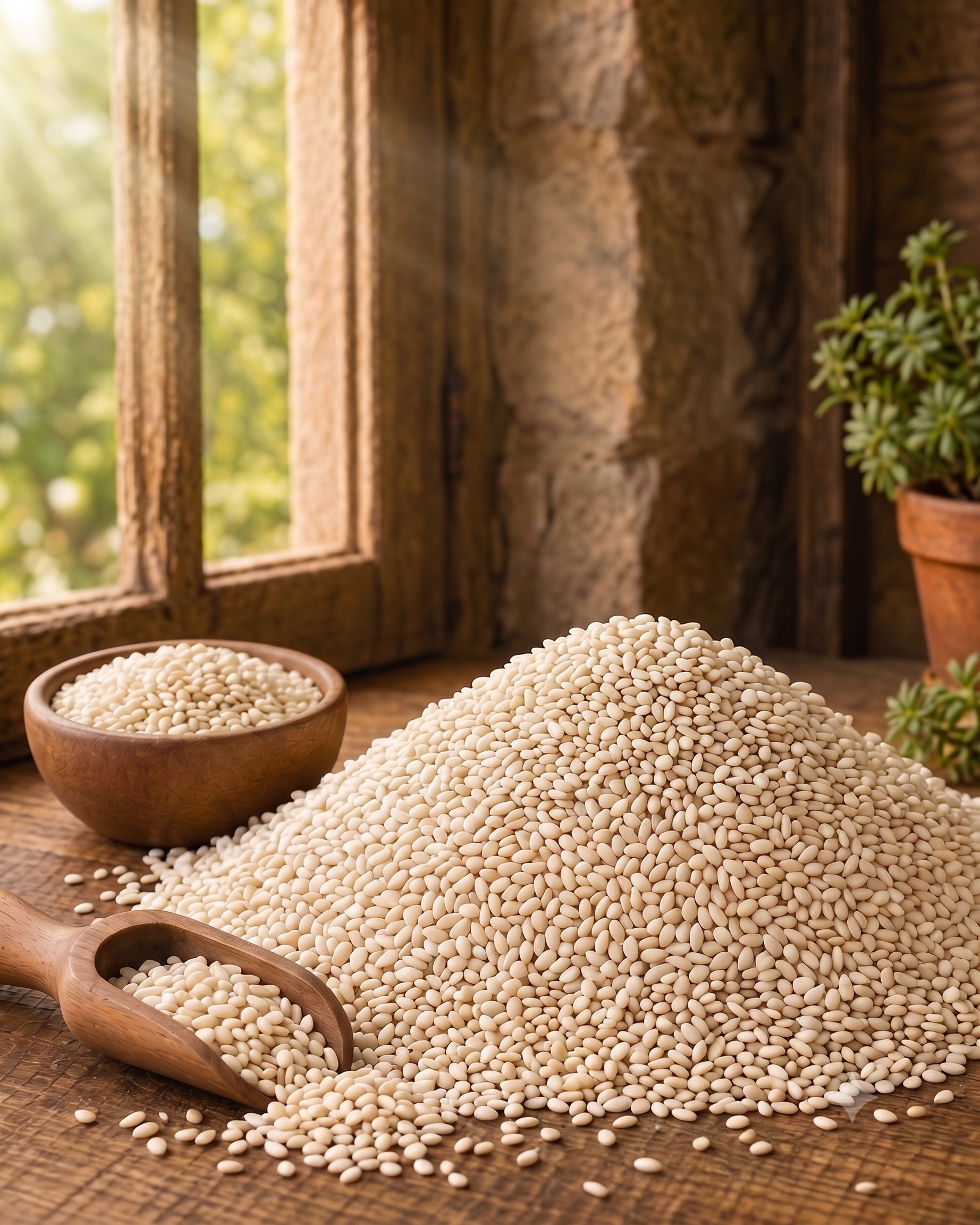 Premium Safeed Till (White Sesame Seeds) | 100% Natural | Pure White Sesame Seeds | No Additives | Dried Organics