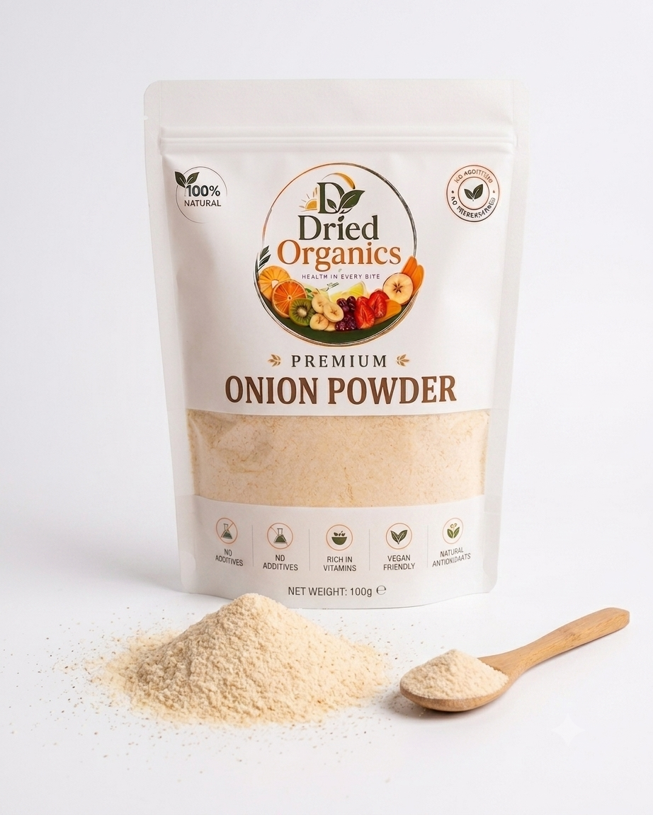 Premium Onion Powder | 100% Natural | Pure Dried Onion Powder | No Additives | Dried Organics