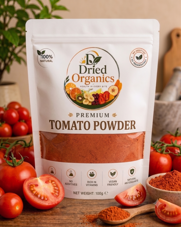 Premium Tomato Powder | 100% Natural | Pure Dried Tomato Powder | No Additives | Dried Organics