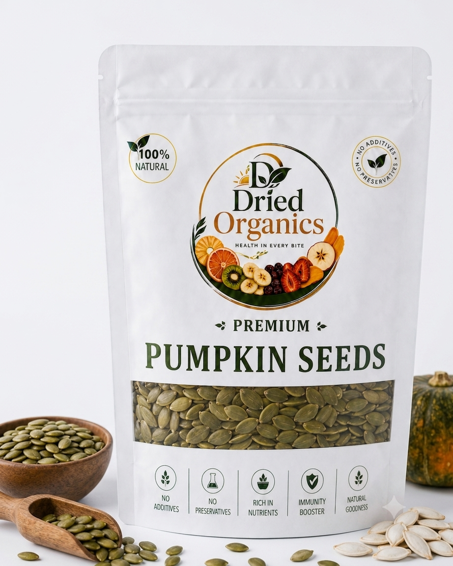Premium Kaddu Ke Beej (Pumpkin Seeds) | 100% Natural | Pure Shelled Pumpkin Seeds | No Additives | Dried Organics