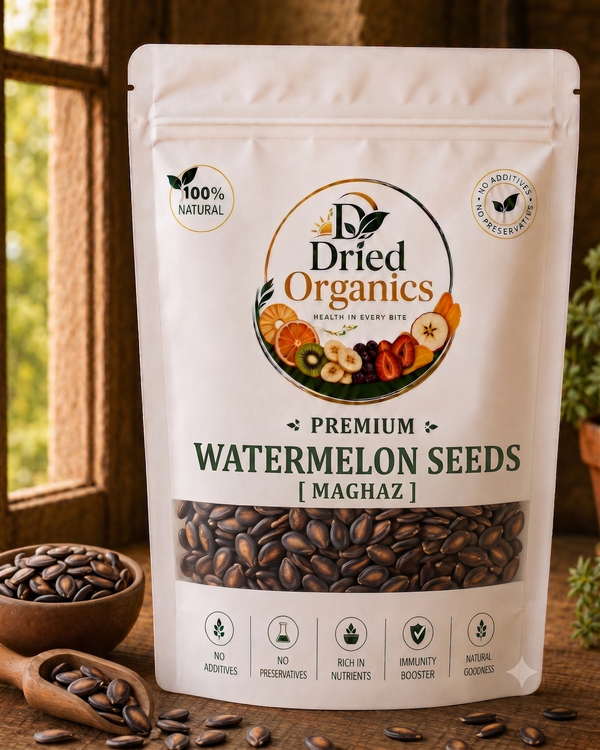 Premium Tarbooz Ke Beej (Watermelon Seeds) | 100% Natural | Pure Watermelon Seeds | No Additives | Dried Organics