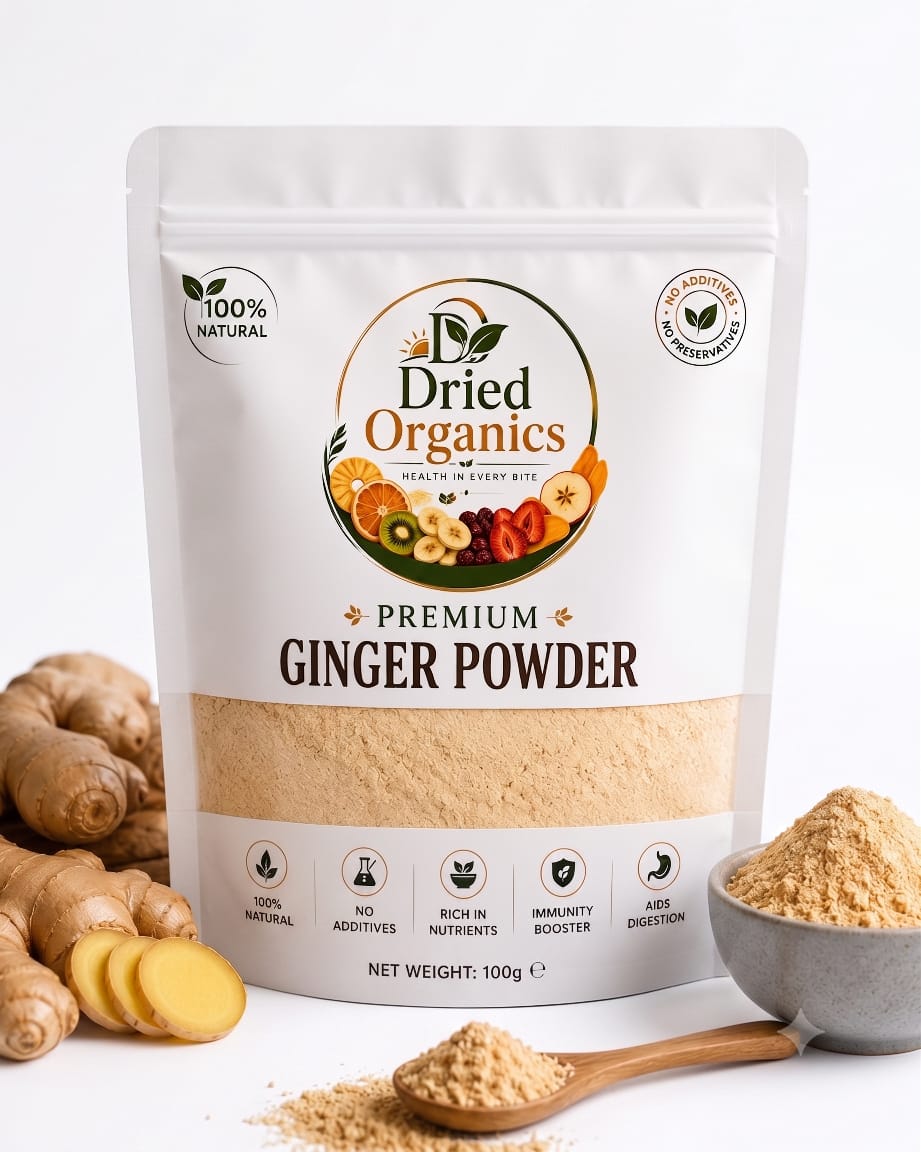 Premium Ginger Powder | 100% Natural | Pure Dried Ginger Powder | No Additives | Dried Organics