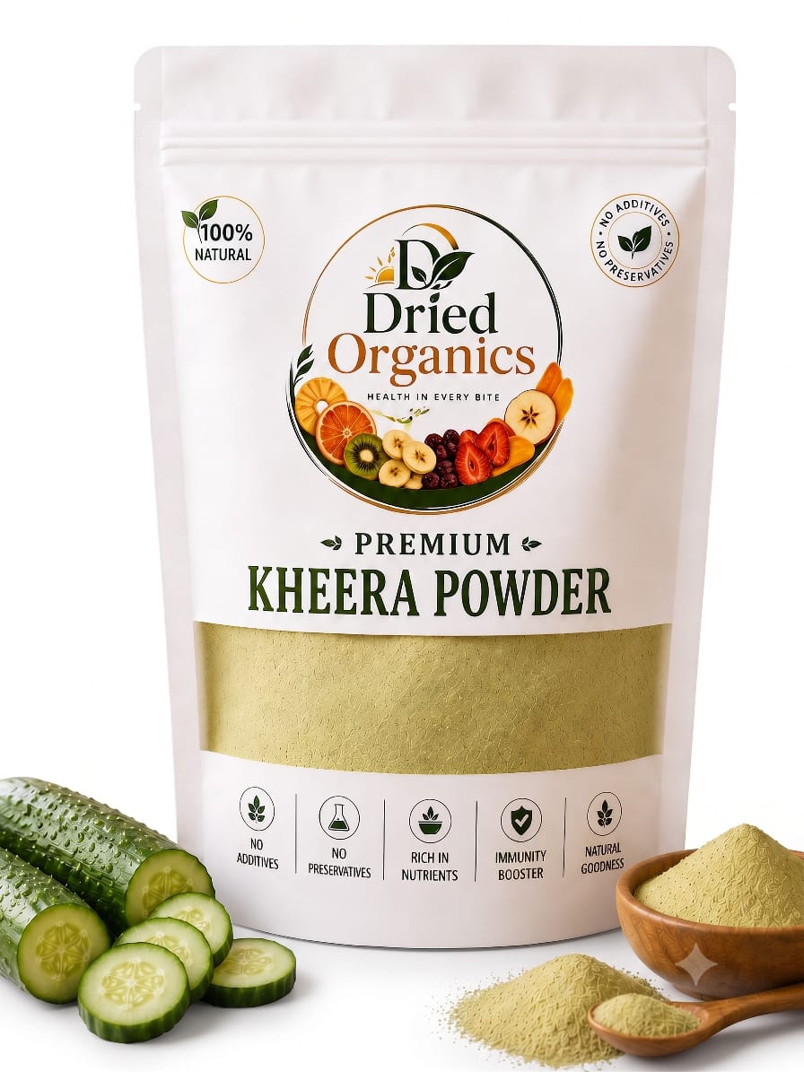 Premium Cucumber Powder (Khera Powder) | 100% Natural | Pure Dried Cucumber Powder | No Additives | Dried Organics